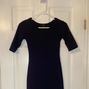 Formal navy blue dress